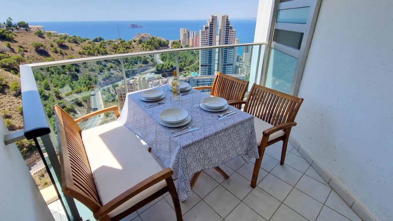 Apartamento Con Terrazas Privadas Y Vistas Increibles Apartment Benidorm Exterior photo